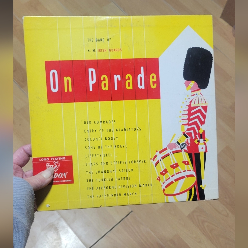 H.M. Irish Guards On Parade Vinyl Record~Parade